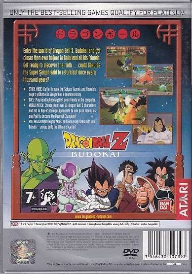 Dragon Ball Z Budokai - PS2 - Platinum (B Grade) (Genbrug)